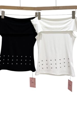38687 SIMPLE OFF-SHOULDER TOP