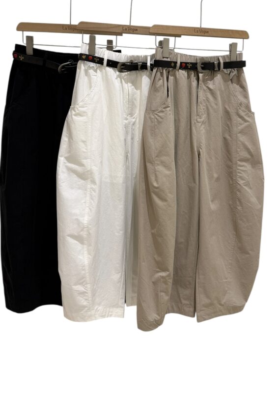 38719 CASUAL BARREL PANTS