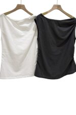 38638 ONE SHOULDER SHIRT TOP