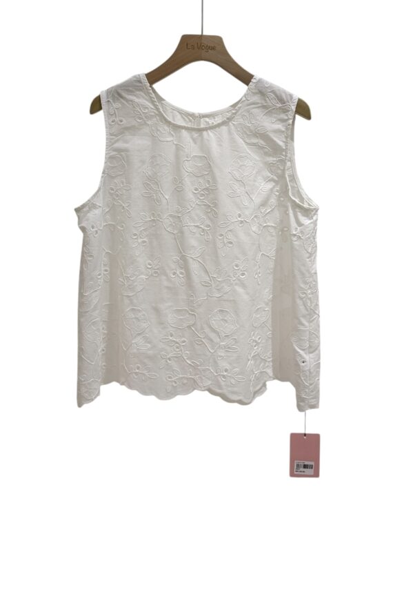 38667 SLEEVELESS FLORAL TOP