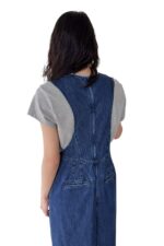 38649 SLEEVELESS DENIM DRESS