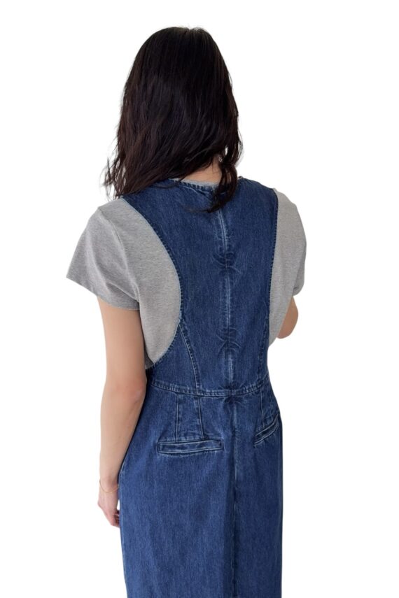 38649 SLEEVELESS DENIM DRESS