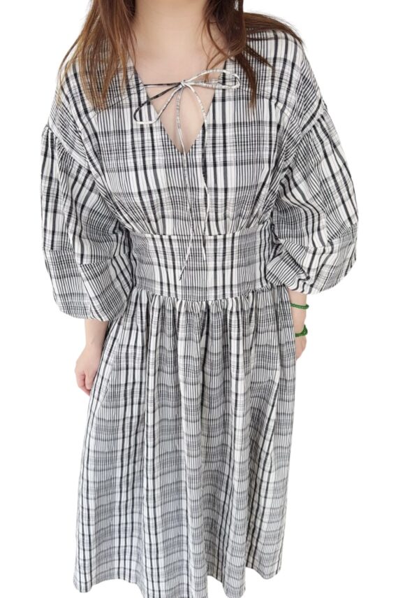 38693 PLAID DRESS