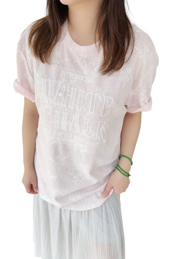 38703 LACE LETTER T-SHIRT