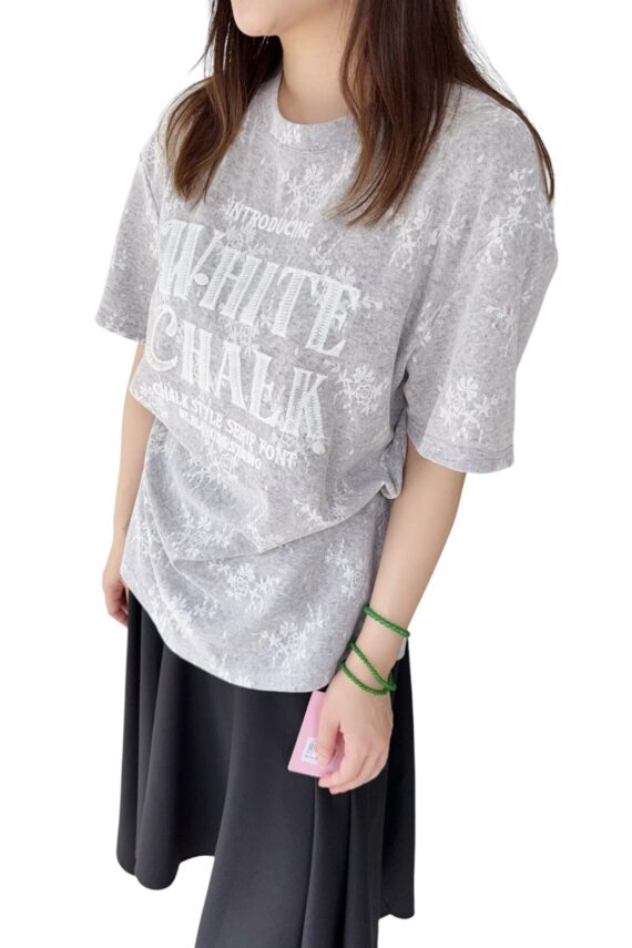 38703 LACE LETTER T-SHIRT