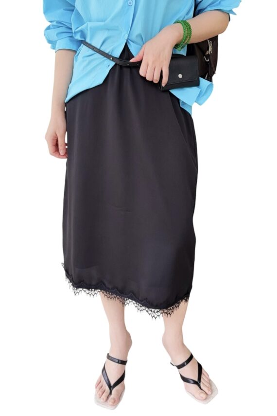 38470 SIMPLE LACE SKIRT