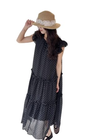 38655 ROMANTIC POLKA DOT DRESS