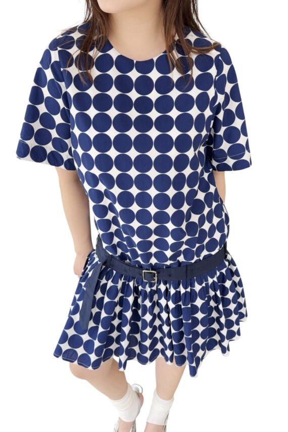 38664 VINTAGE POLKA DOT DRESS