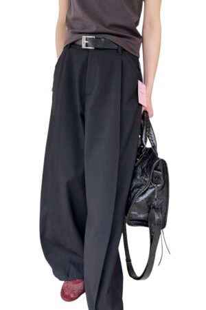38546 WIDE-LEG SUIT PANTS