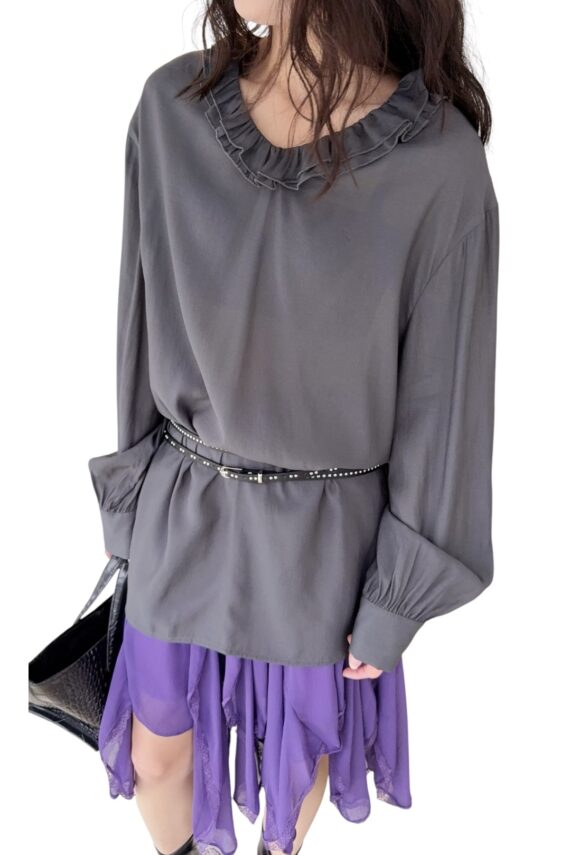 38639 SIMPLE LONG SLEEVE TOP