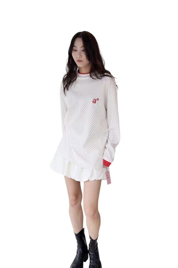 38683 POLKA DOT LONG SLEEVE T-SHIRT