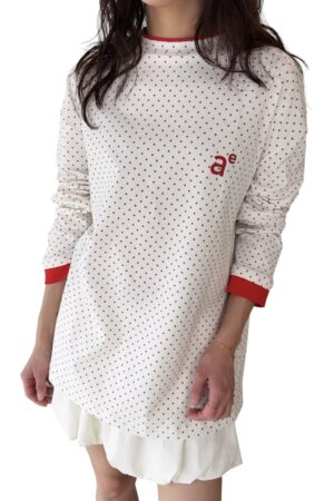 38683 POLKA DOT LONG SLEEVE T-SHIRT