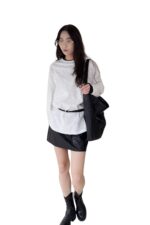 38683 POLKA DOT LONG SLEEVE T-SHIRT