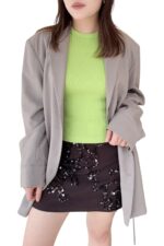 38354 SEQUIN MINI SKIRT