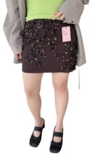 38354 SEQUIN MINI SKIRT