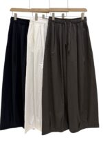 38736 ELASTIC WAIST CASUAL LONG PANTS