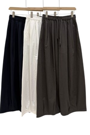 38736 ELASTIC WAIST CASUAL LONG PANTS