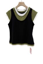 38782 FAKE-TWO-PIECE TEE