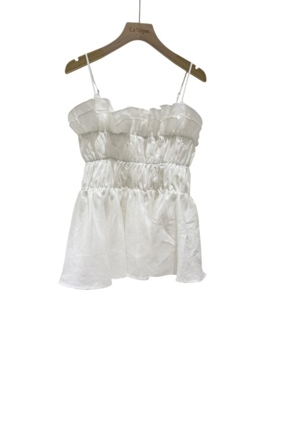 38791 RUFFLE TRIM CAMI TOP