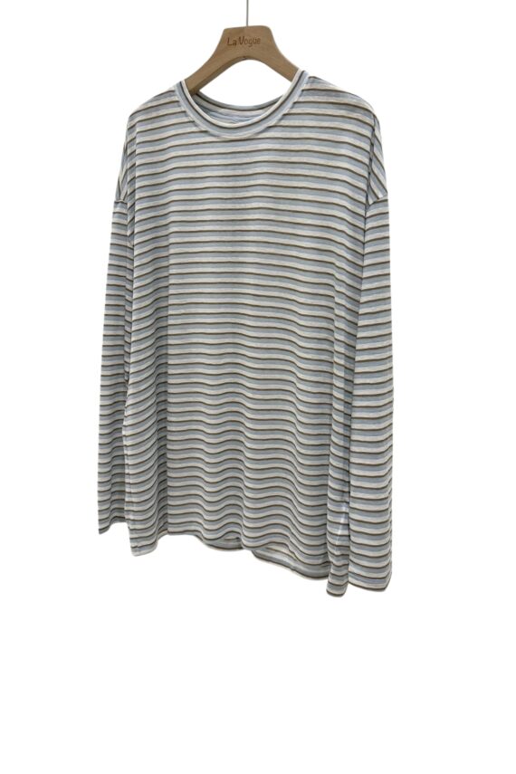 38818 STRIPED LONG-SLEEVED TOP
