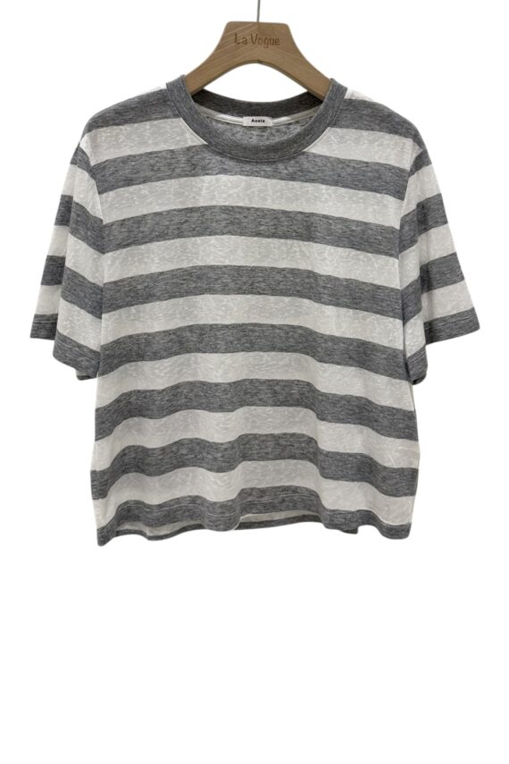 38817 STRIPED CROP TOP