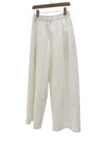 38320 ELASTIC WAIST WIDE-LEG TROUSERS