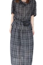 38845 PLAID SET SKIRT