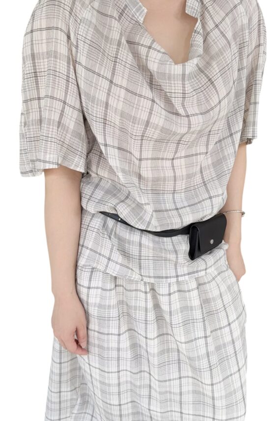 38845 PLAID SET SKIRT