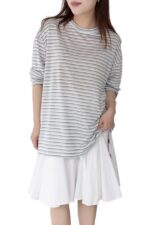 38818 STRIPED LONG-SLEEVED TOP