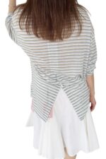 38818 STRIPED LONG-SLEEVED TOP