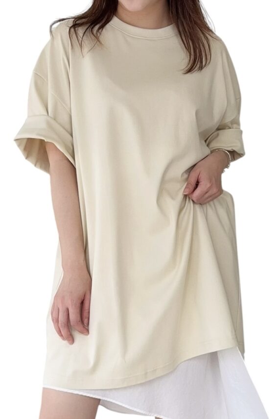 38877 OVER SIZE LONG TEE