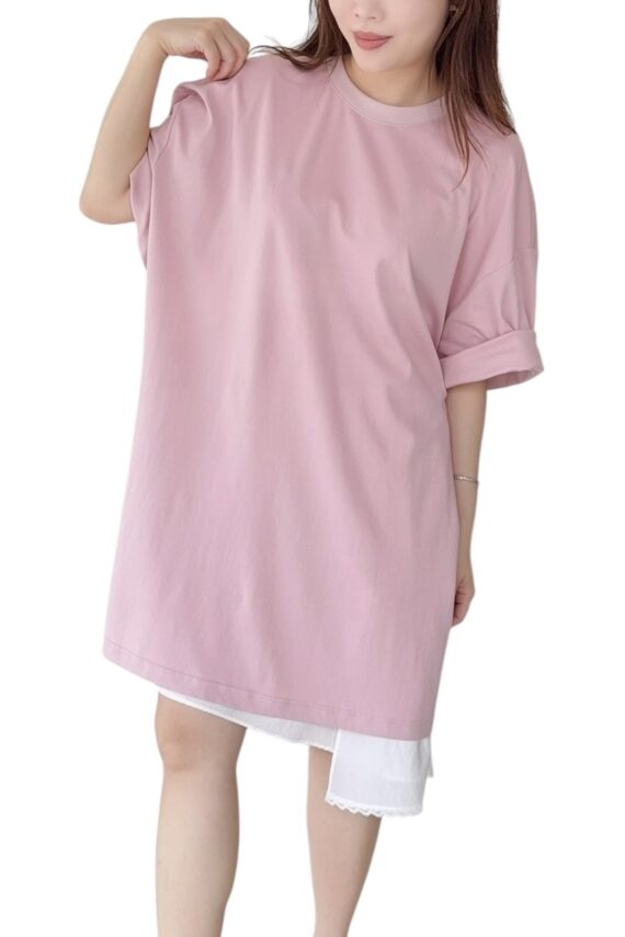 38877 OVER SIZE LONG TEE