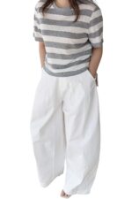 38817 STRIPED CROP TOP