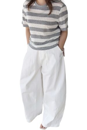 38817 STRIPED CROP TOP