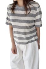 38817 STRIPED CROP TOP