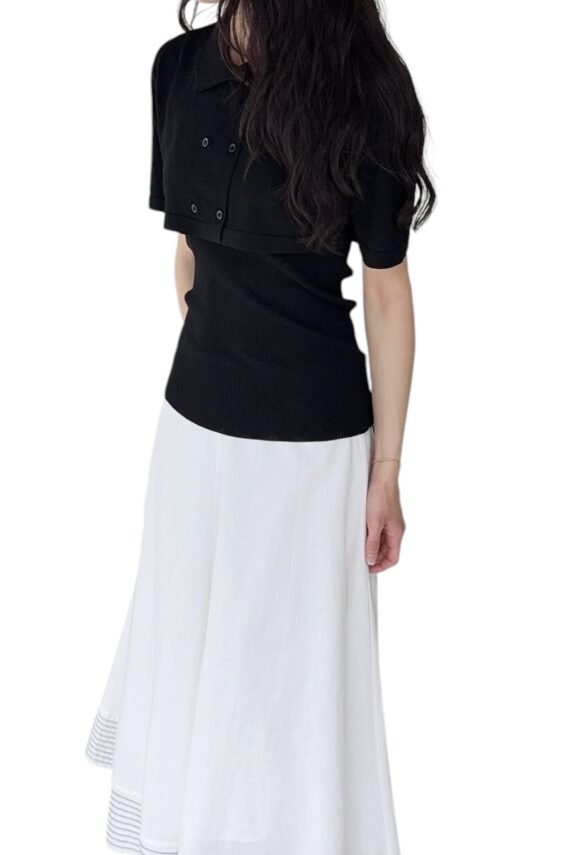 38787 TWO-PIECE KNIT TOP
