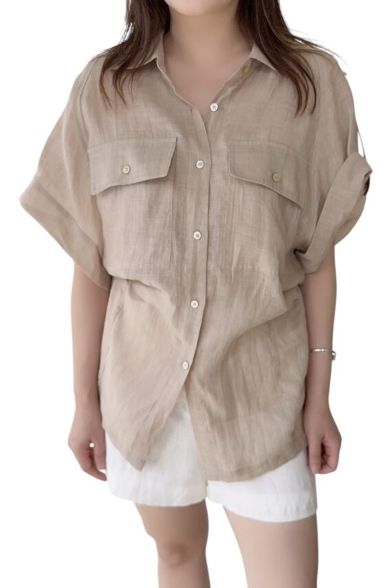 38804 LINEN SHIRT TOP