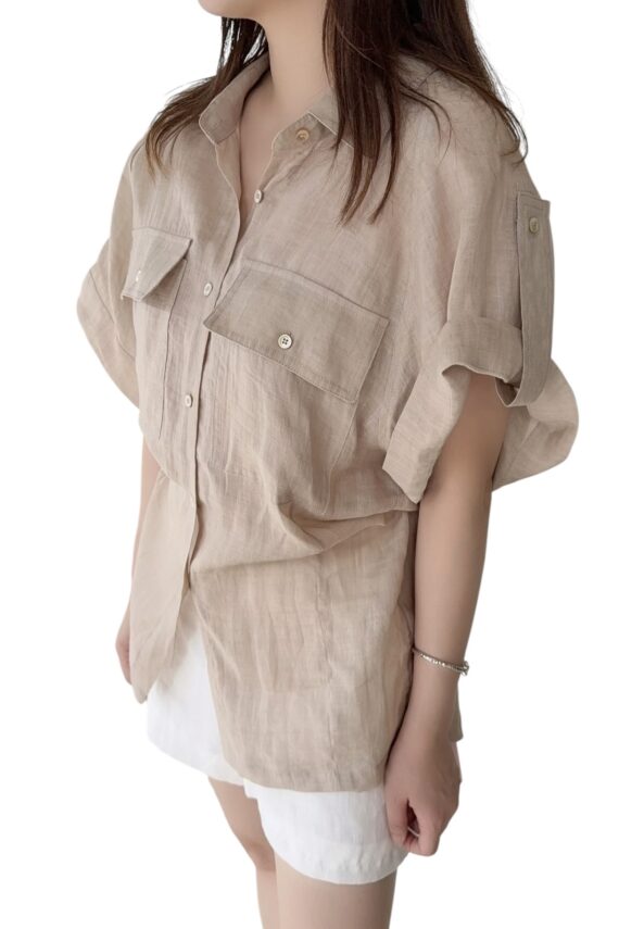 38804 LINEN SHIRT TOP