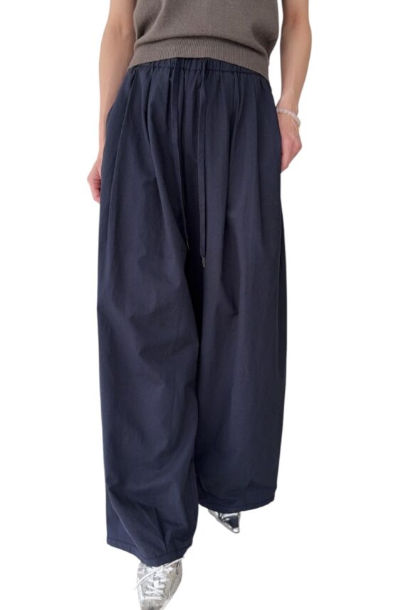 38736 ELASTIC WAIST CASUAL LONG PANTS