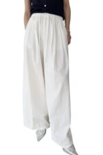 38736 ELASTIC WAIST CASUAL LONG PANTS