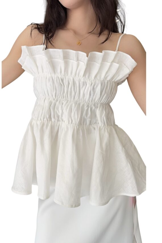38791 RUFFLE TRIM CAMI TOP