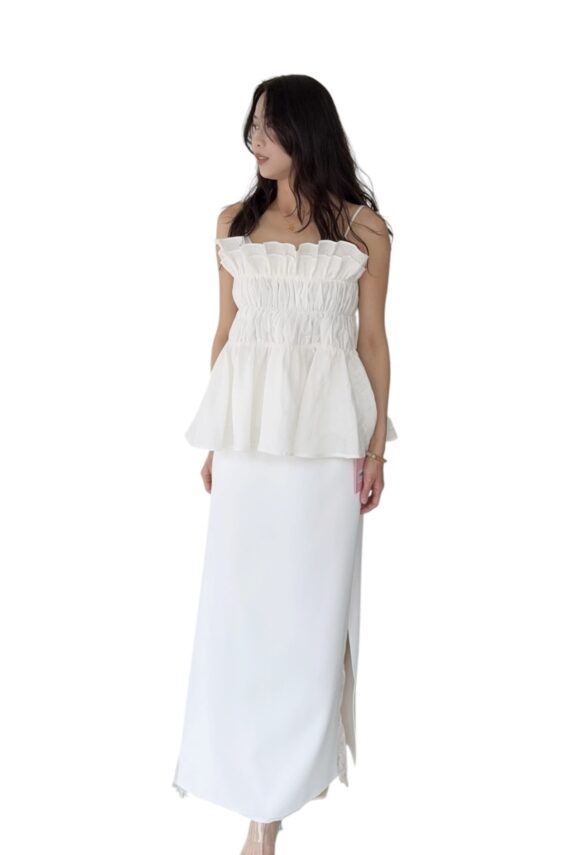 38791 RUFFLE TRIM CAMI TOP