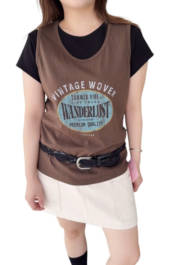 38739 CASUAL VEST TOP
