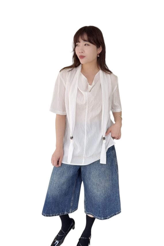 38766 IRREGULAR SHIRT TOP