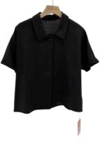 38904 LINEN SHORT TOP
