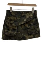 38834 CAMOUFLAGE MINI SKIRT