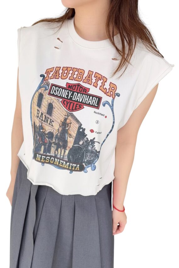 38835 PRINTED SHORT TEE