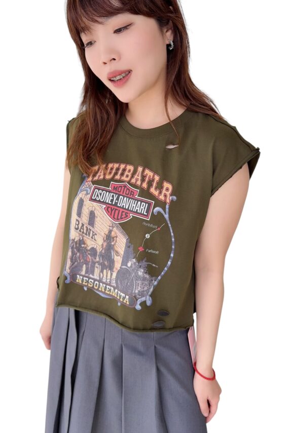 38835 PRINTED SHORT TEE