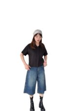 38904 LINEN SHORT TOP