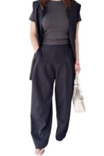 38553 CURVED SUIT TROUSERS